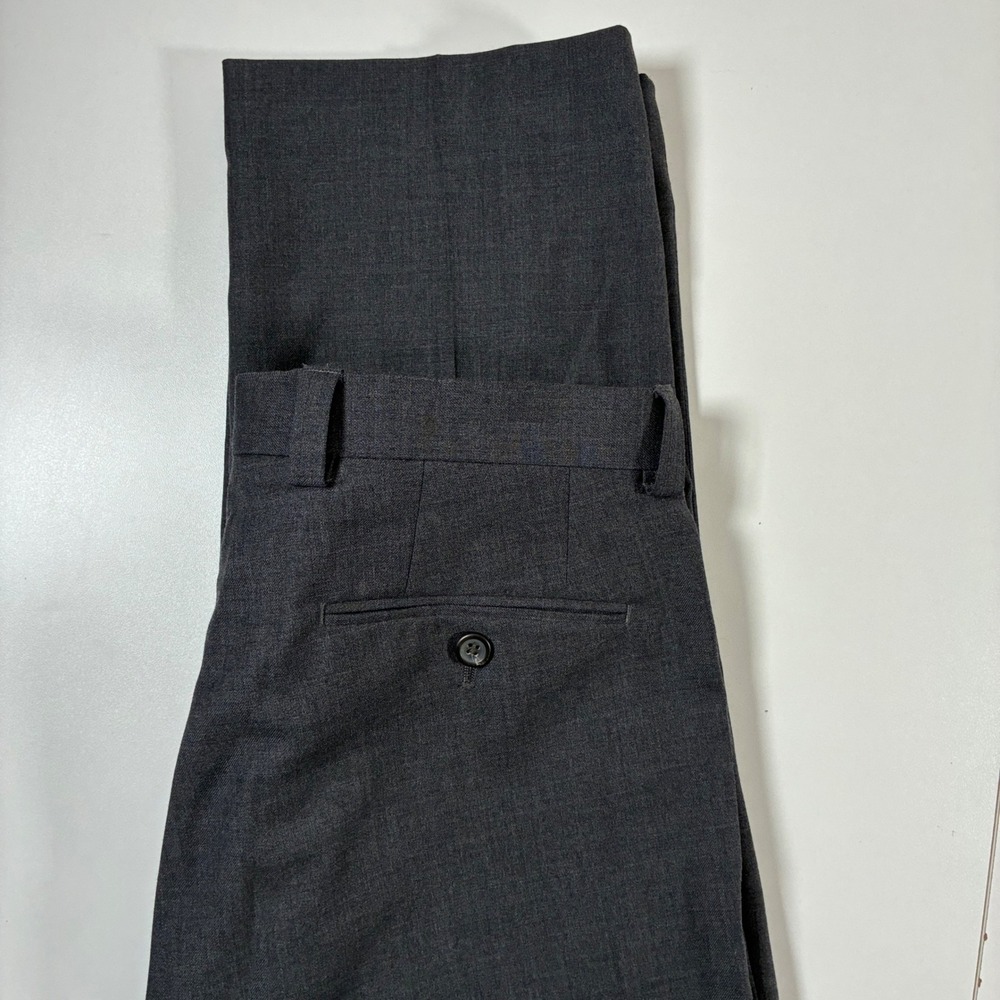Lauren Ralph Lauren Wool Cashmere Dress Pants 32x32 Gray Trousers